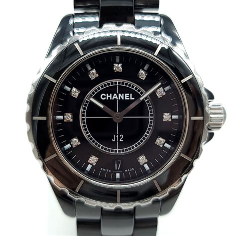 chanel j12 black ceramic quartz|Chanel j12 black ceramic watch.